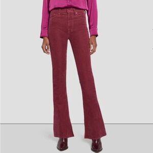 7 for all mankind TAILORLESS CORDUROY UHR SKINNY BOOT Size 27